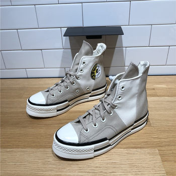 Converse Converse 1970s deconstructed splicing men and women's heightening shoes thick-soled shoes high-top breathable canvas shoes A04370C