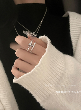 新款ins冷淡风戒指甜酷对戒