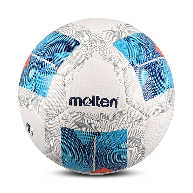 正品molten摩腾足球5号FIFA认证PU丁基内胆耐磨比赛专用球F5N3555 - 图1