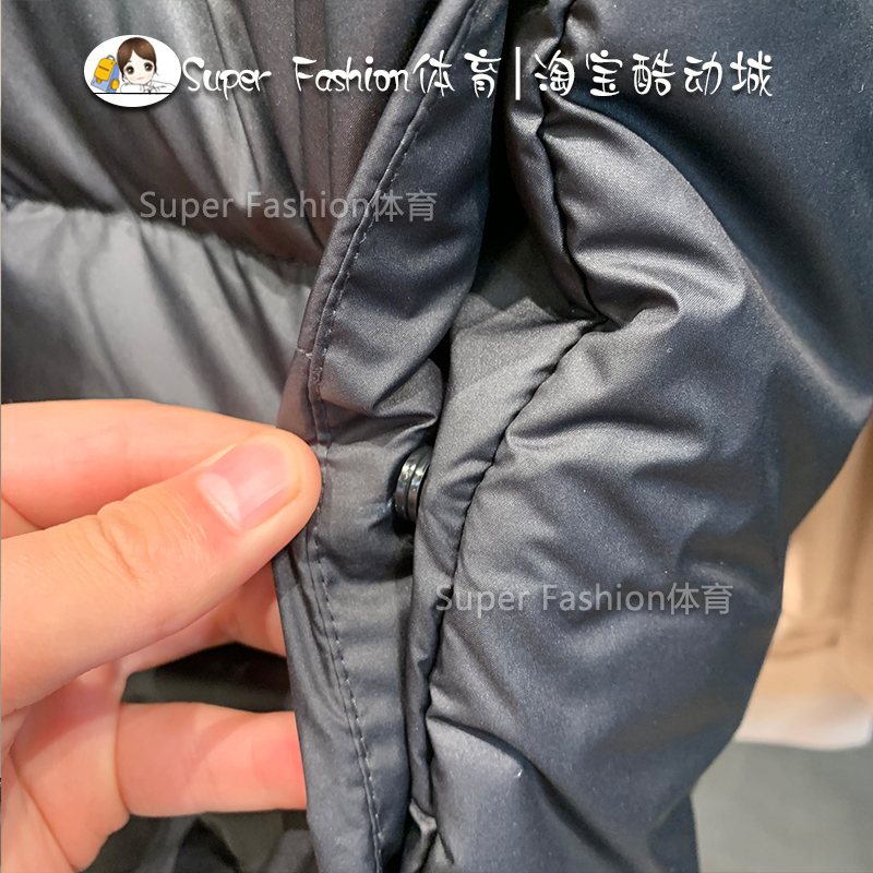 正品Adidas阿迪达斯男子羽绒服三条纹保暖休闲运动夹克外套GT9141 - 图1