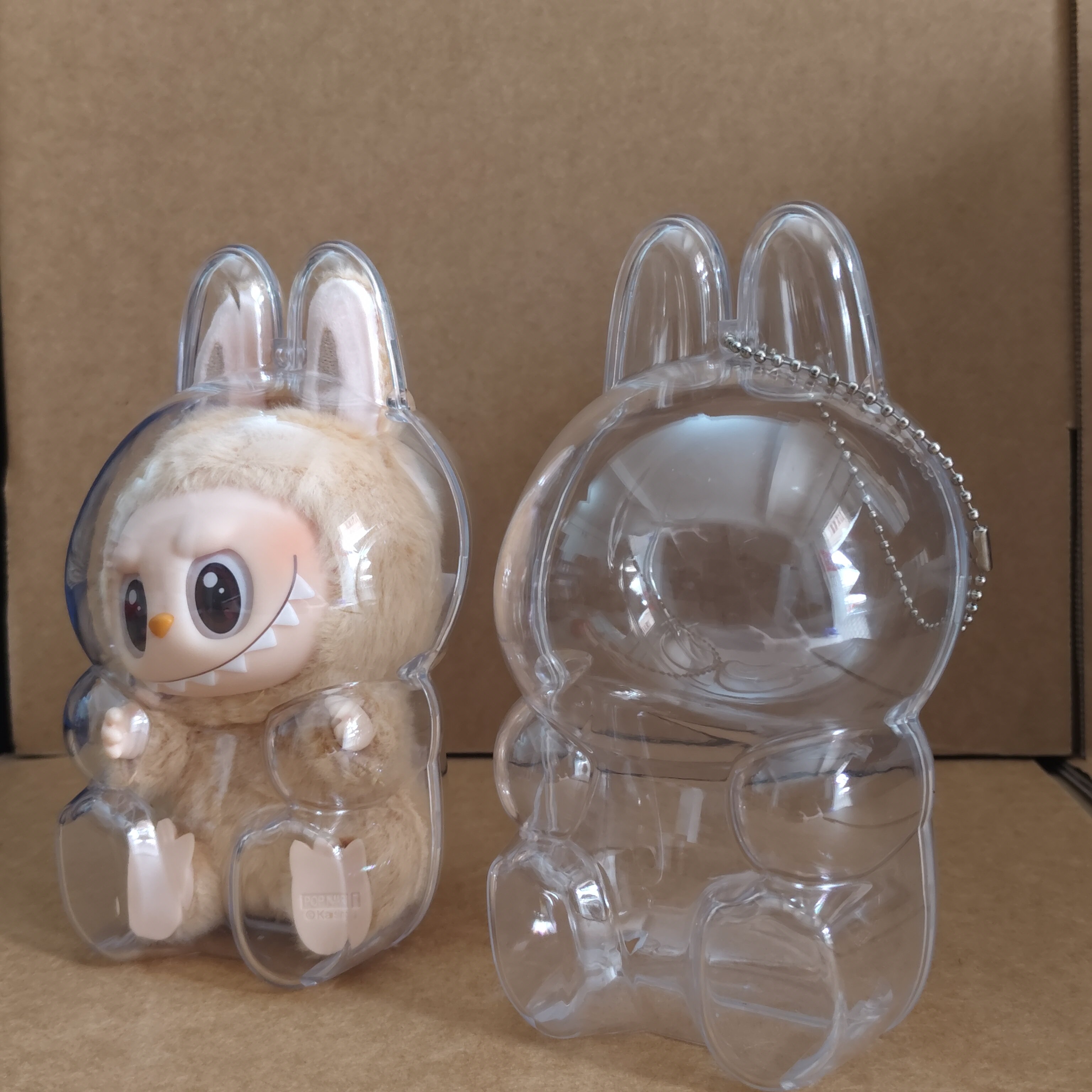 保护壳LABUBU坐坐派对加厚透明防尘壳玩偶保护套坚硬亚克力,淘宝优惠券,粉丝福利购,淘宝优惠卷