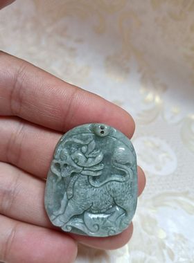 玉阅珠宝男女翡翠天然吊坠