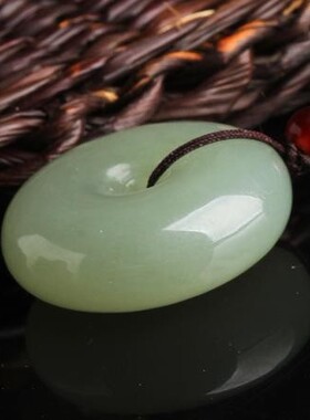 玉阅珠宝男女和田玉天然吊坠