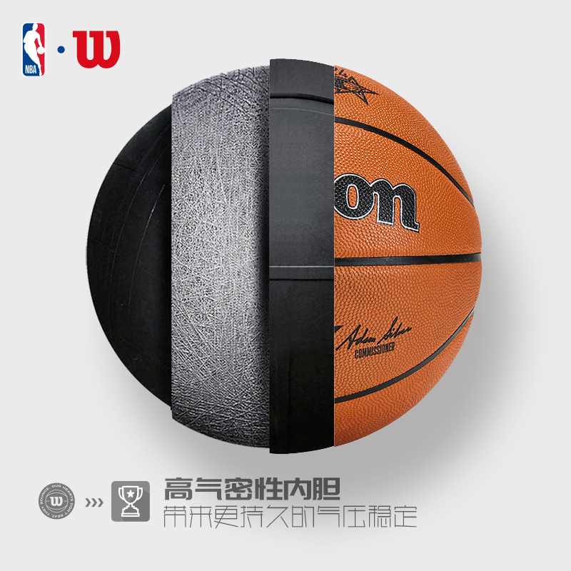 Wilson威尔胜2024NBA全明星赛官方指定同款专业竞赛标准7号篮球 - 图2