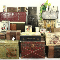 Lonely Pint Grand Collection-Eu Style Retro Home Decoration Iron Art Wood Containing Storage Box Sub American Decorative Pendulum