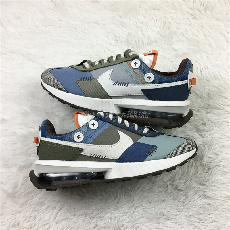 NikeAirMax耐克新款拼接牛仔气垫运动休闲减震跑步鞋男DQ5082-400 - 图2