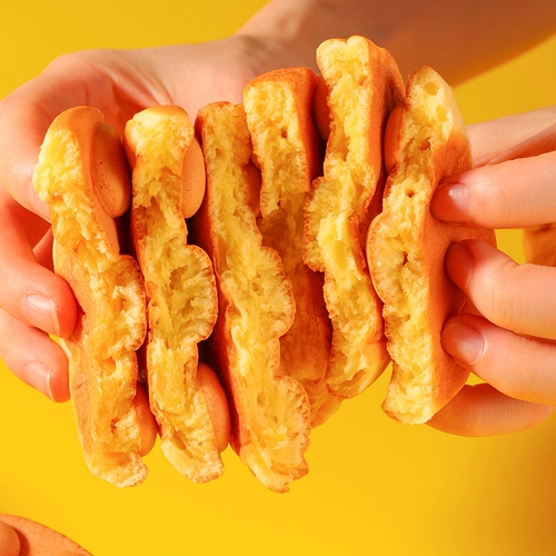 千丝 Гонконг -стиль яйца торт студент -питательный хлеб для завтрака, пирожные, сетка красные закуски повседневные закуски SF