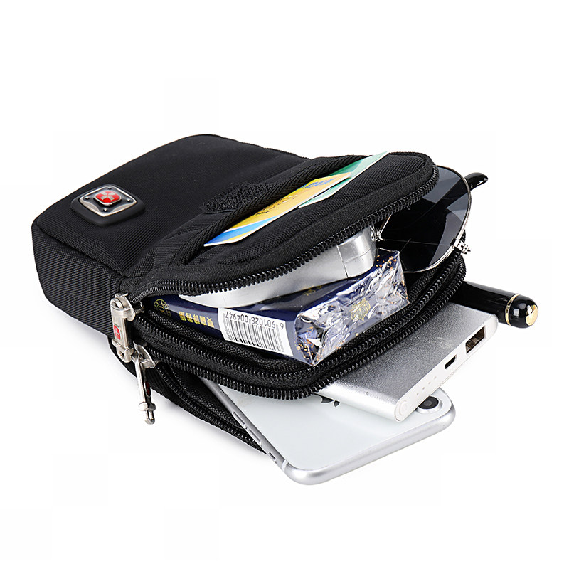 瑞士军刀户外手机腰包男穿皮带6寸7寸竖款多功能运动跑步小腰包潮,淘宝优惠券,粉丝福利购,淘宝优惠卷