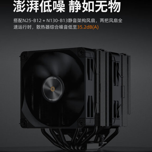 Coolio Etian P60T performance version air-cooled radiator