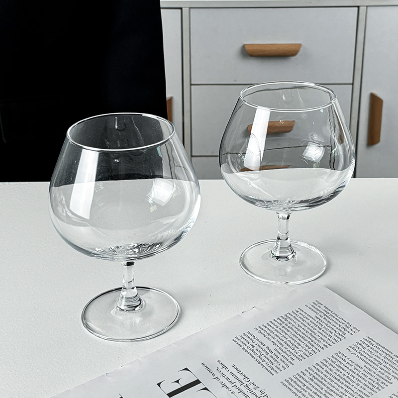 大苹果矮脚杯白兰地洋酒杯红酒葡萄酒玻璃杯香槟威士忌酒杯大肚杯 - 图1