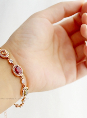 锆石镀金欧美风年会手链新品