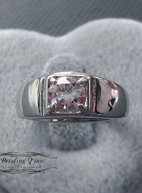 超闪八心八箭婚礼道具钻戒包邮