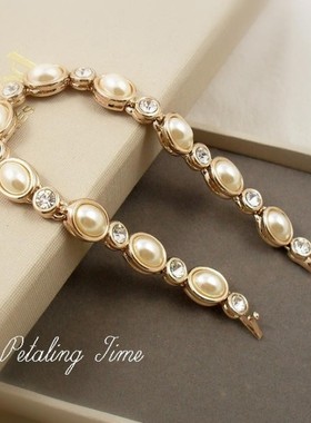 名媛风高贵典雅珍珠女聚会婚礼