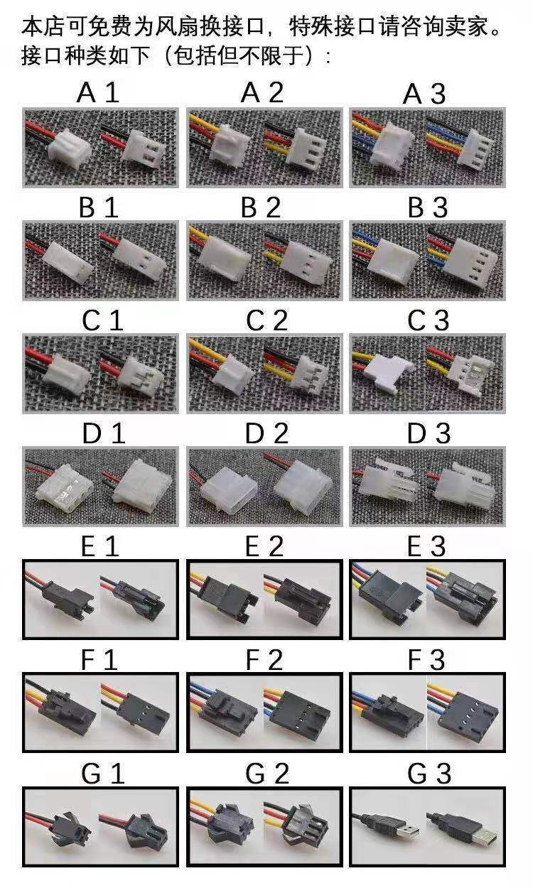 台达QFR1212GHE 12V 2.7A  L3+蚂蚁S7S9翼比特E9E10散热风扇12038 - 图2