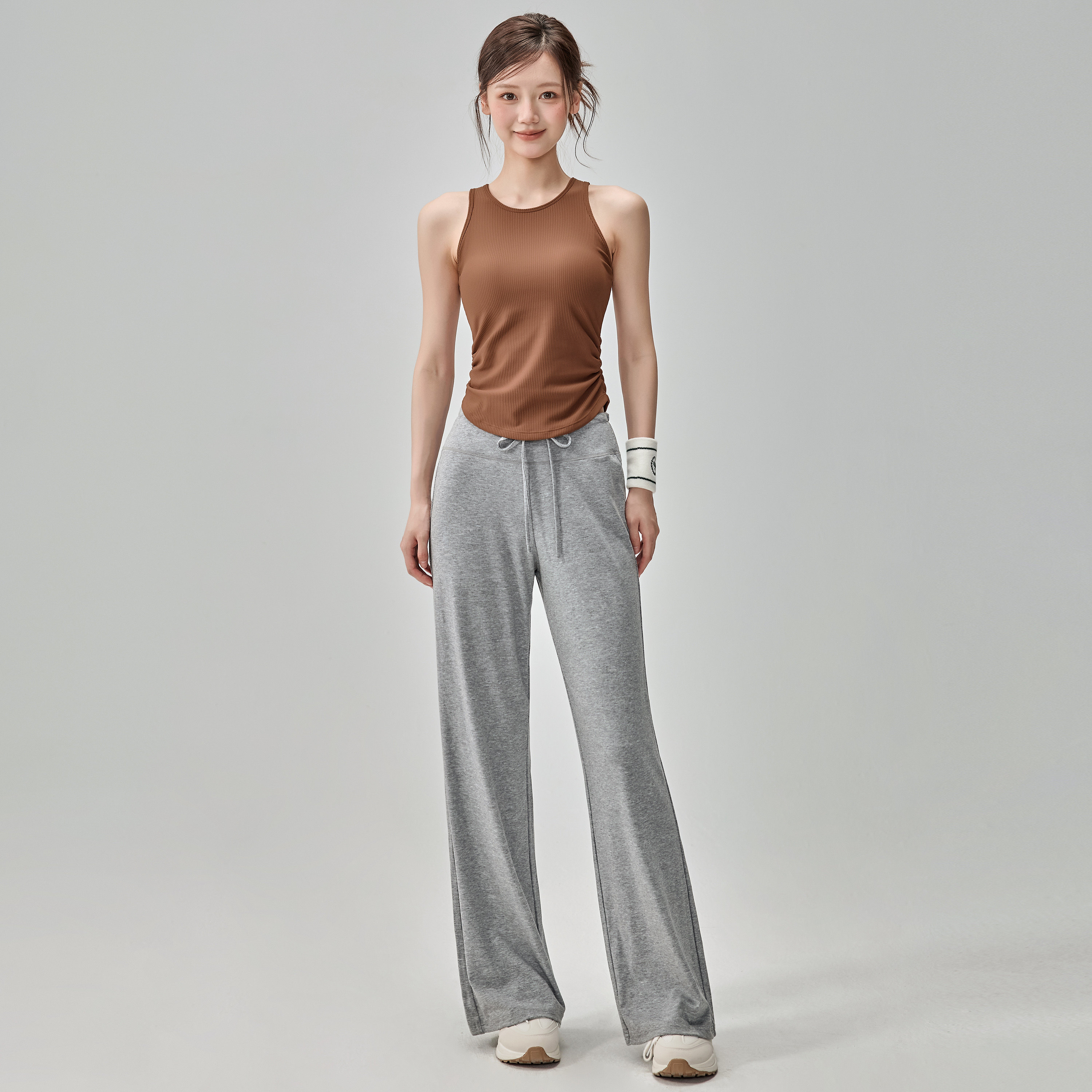 岚纹防震运动文胸女收腰带胸垫瑜伽服上衣健身背心跑步无袖T恤新,淘宝优惠券,粉丝福利购,淘宝优惠卷