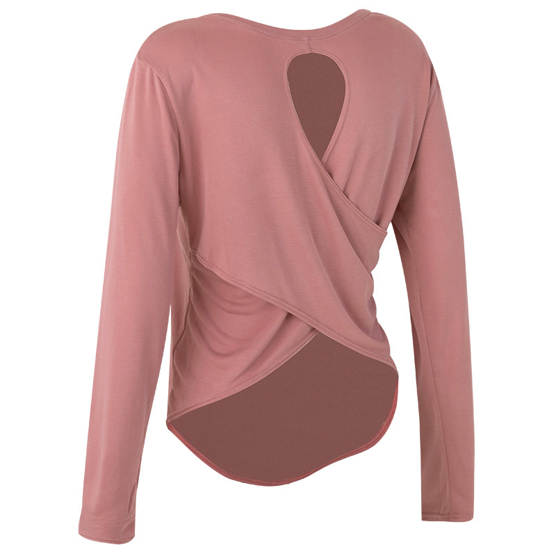 岚纹瑜伽服女T恤跑步训练运动罩衫镂空美背透气宽松显瘦健身长袖,淘宝优惠券,粉丝福利购,淘宝优惠卷