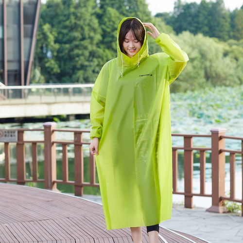 迪卡侬雨衣雨披成人雨衣透明长款全身便携男女户外非一次性ODFI - 图0