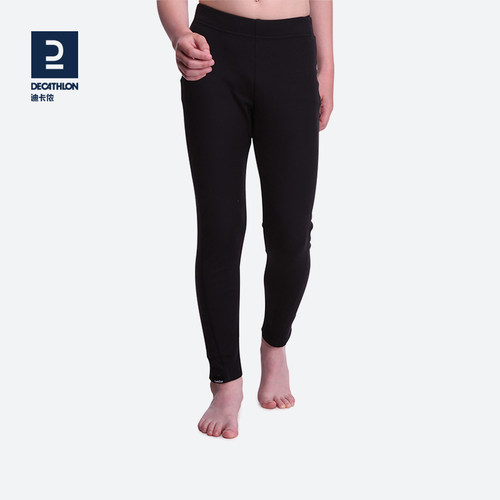 迪卡侬儿童保暖内衣冬季加厚紧身上衣秋衣秋裤套装男女童 KIDK - 图1