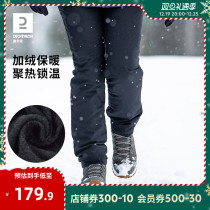 Dickom Pants Children Outdoor Waterproof Windproof Autumn Winter Warm Plus Suede Thickened Anti-Chill Big Code Mountaineering Long Pants ODT1