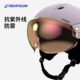 Decathlon ski helmet and mirror integrated HD
