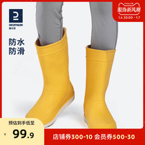 Di Cannon Flagship Store Children Rain Shoes Non-slip Waterproof Light Fashion Boy Girl Outdoor Parenting Rain Boots KIDK