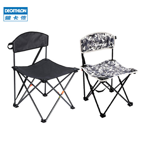 迪卡侬户外折叠椅折叠凳钓鱼椅钓鱼凳便携式折叠凳小椅子凳子OVFI-图3