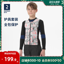 Di Cannon children skiing armguard sports protection vest teenagers anti-fall cushioning ski protective gear suit KIDK