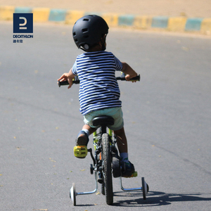 迪卡侬儿童自行车配件通用辅助轮16/20/24寸童车侧轮平衡护轮OVBK