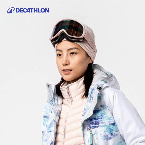 迪卡侬滑雪雪镜防雾可戴近视镜防护装备成人WEDZE WWWX - 图0