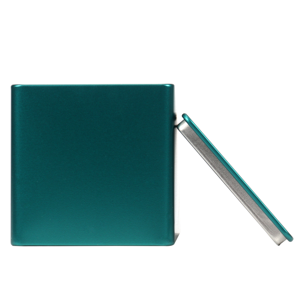 方形马口铁茶叶罐茶叶铁罐纯色花茶小号单枞包装罐密封咖啡豆铁盒 - 图3