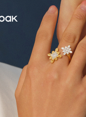 【预热！加购3月23日】OOAK界格雕金烟花雨系列项链耳钉戒指手链