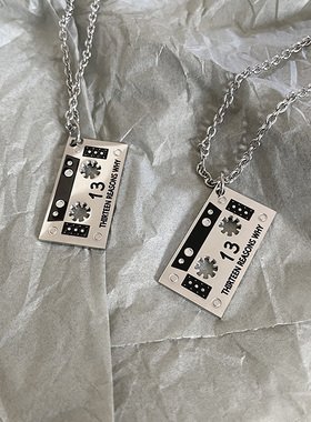 复古嘻哈风钛钢不掉色配饰长项链