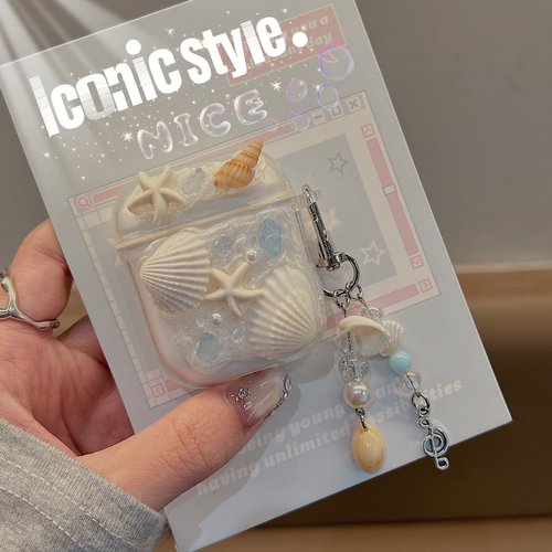 贝壳海星倍思mc1pro蓝牙保护套1iRing/as01/as10耳机壳m2spro气质W04plus防摔BD1/BC1女款wm02/wm01软壳挂件 - 图3