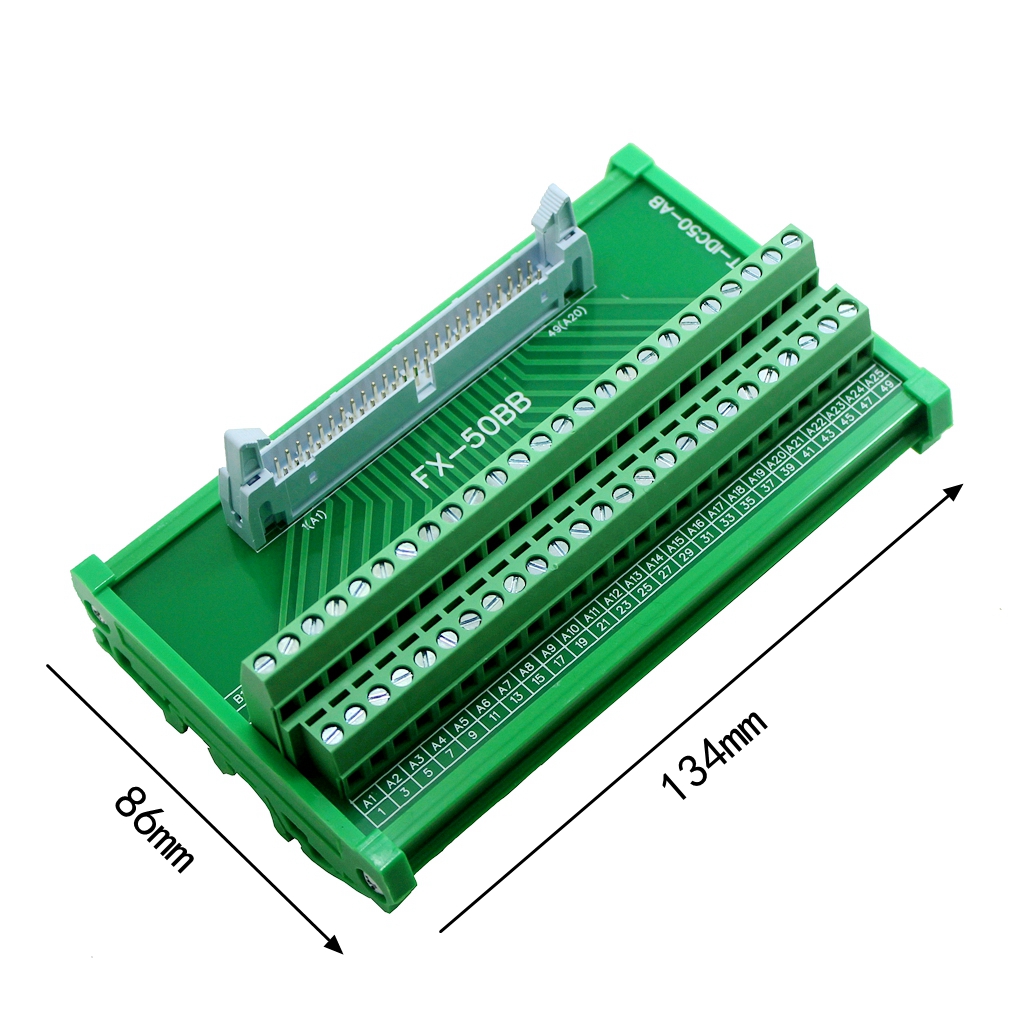 发那科Fanuc 50芯分线器 数控机床电缆线端子板模块 FX-50BB 电线 - 图0