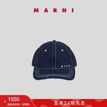 (EXCLUSIVE SELECTION) MARNI 2023 NEW PINT MEN CASUAL COMMUTER DENIM DUCK TONGUE CAP