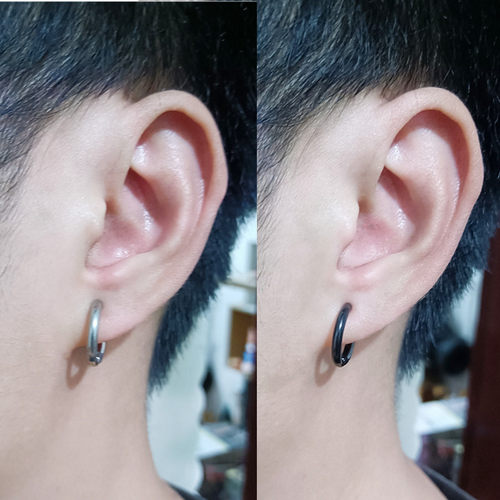 酷帅无耳洞耳夹男耳圈潮流个性男款耳环免打孔耳骨夹单只耳钉耳饰 - 图0