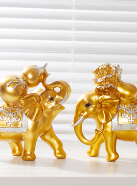 招财大象风水镇宅客厅玄关摆件