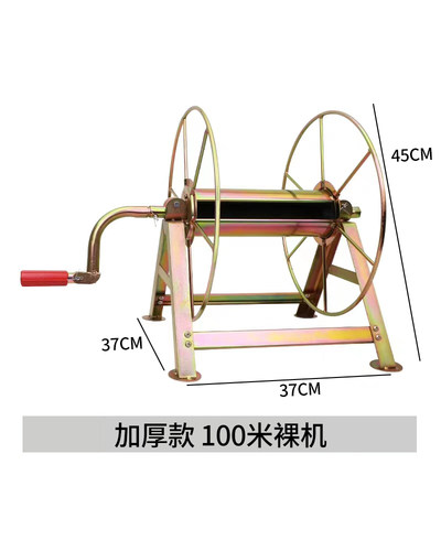 加厚农用打药机器高压喷雾水管绕管机卷收管机器摇管架子收纳出水 - 图0