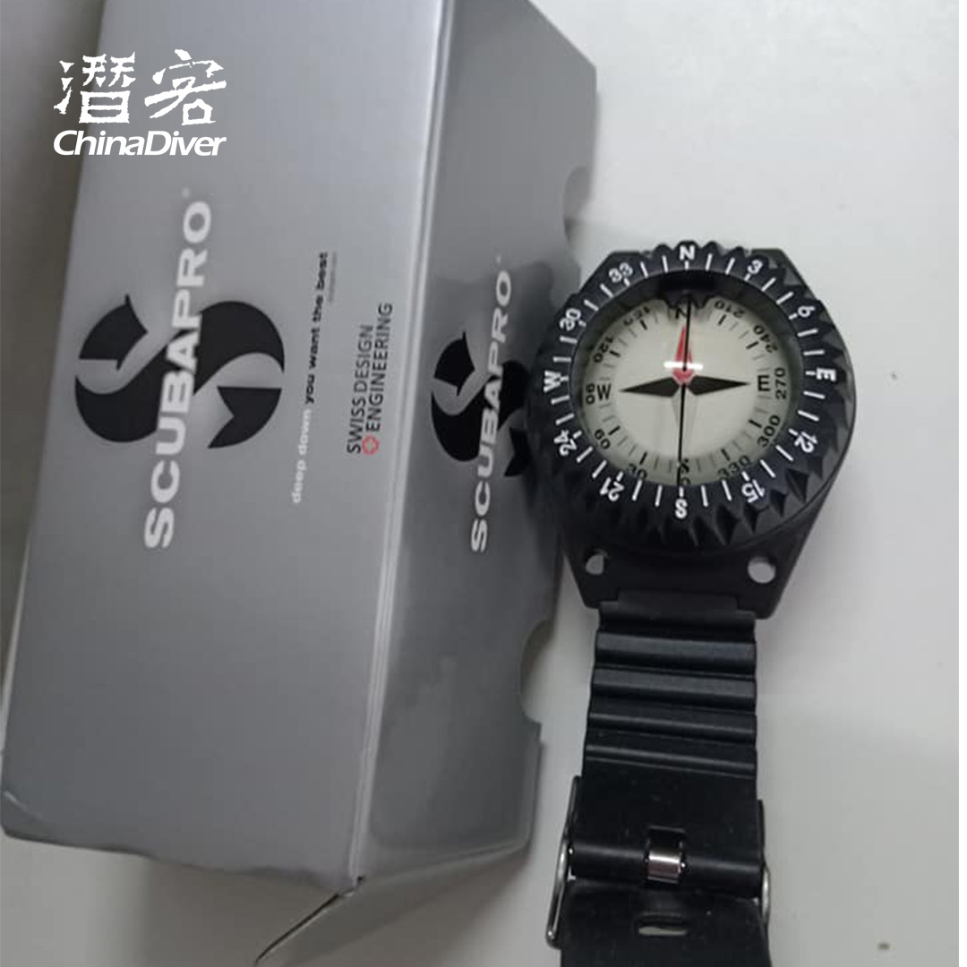 Scubapro Compass 手腕式指北针灵敏潜水指南针精准水底导航仪表 - 图1