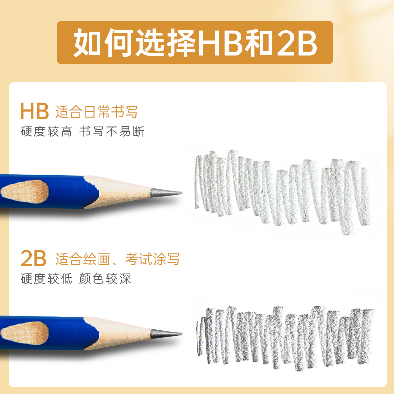 得力洞洞铅笔激光刻字名字小学生专用一年级2B三角笔杆2比hb幼儿园初学者矫正握姿练字铅笔定制姓名儿童正品
