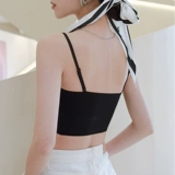 Летний топ с чашечками, тонкое нижнее белье, вставки в бюстгальтер, бюстгальтер-топ, майка топ, базовый бюстгалтер, топ без лямок, красивая спина