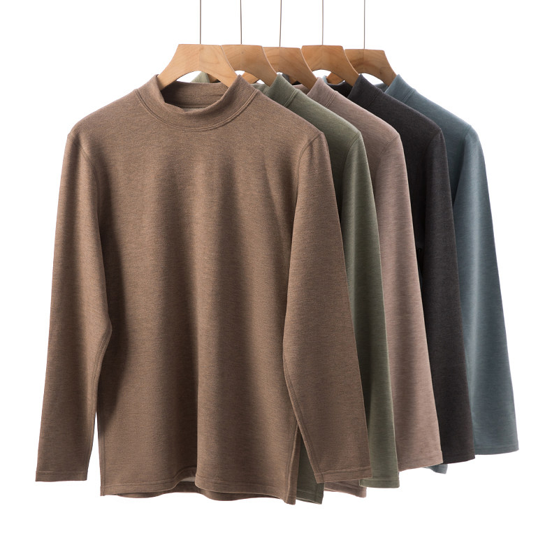 高领德绒保暖内衣男士无痕打底上衣加绒加厚羊毛蚕丝秋衣秋裤套装,淘宝优惠券,粉丝福利购,淘宝优惠卷