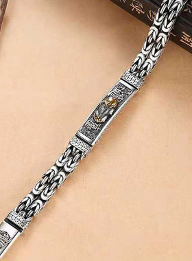 925泰银貔貅手链男潮ins小众设计