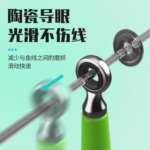 奈冠溜溜瓷漂座滑漂专用陶瓷浮漂座路滑漂路亚矶钓插漂座钓鱼配件 - 图0
