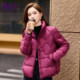 Fashionable warm stand collar down jacket for women 2025