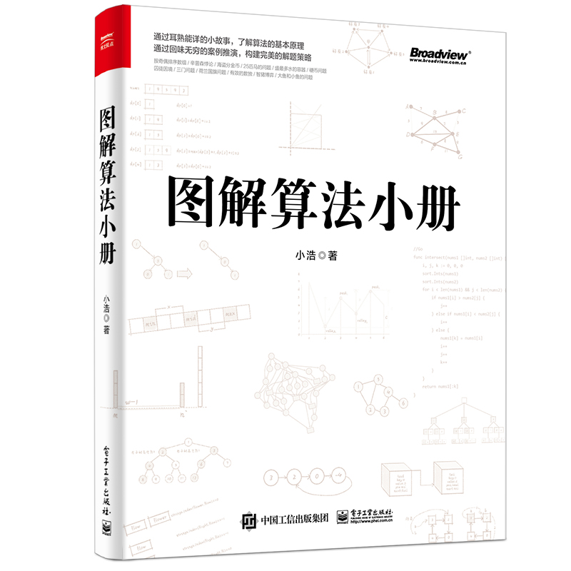 正版正版图解算法小册+啊哈！算法探一谷歌席工程师写的CS小说 2本电子工业出版社-图0