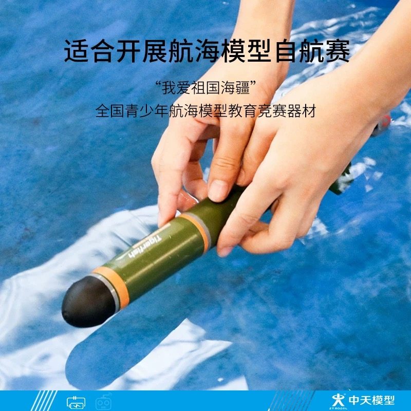 中天模型 中华鲟鱼雷儿童电动船玩具船模型电动潜艇模型可下水,淘宝优惠券,粉丝福利购,淘宝优惠卷