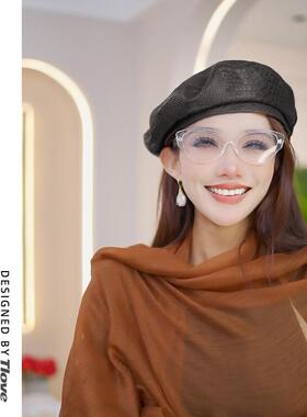 出街tlove贝雷帽女秋冬季