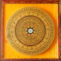 Old gingko wood 9-inch Huinin yield Wanan compass 23 cm RMBthree disc Non-genetic acceptance of the ancient method Handmade Rovia