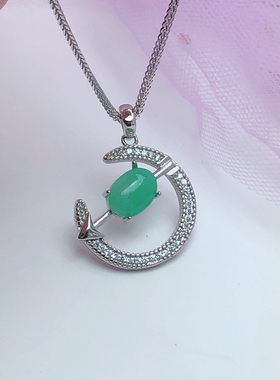 小尺寸裸石S925银空托椭圆6*8